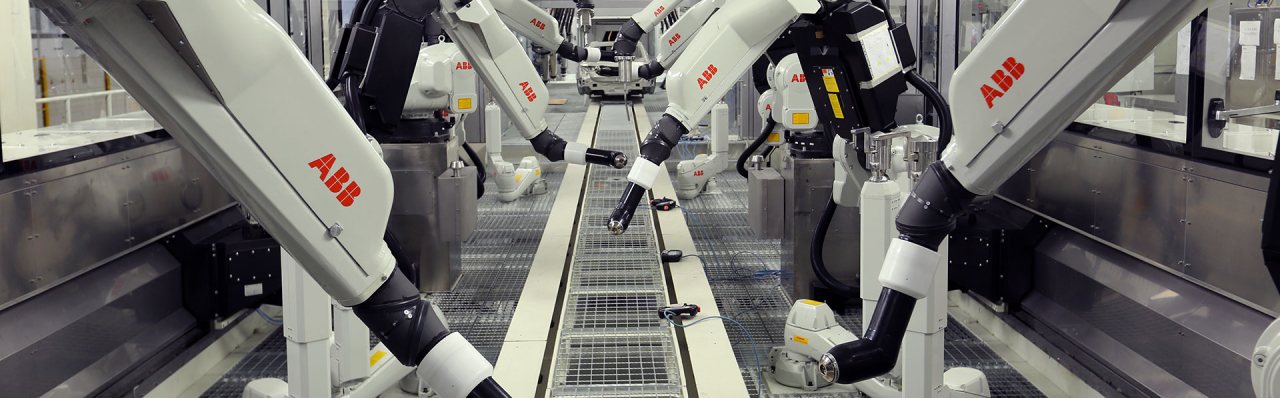 roboti industriali abb