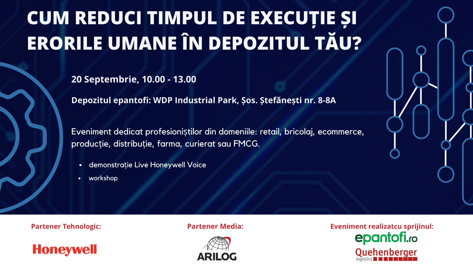 Total Technologies organizează evenimentul  „Cum reduci timpul de execuție și erorile umane în depozitul tău?”