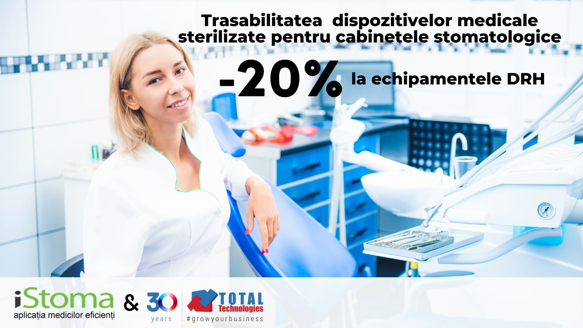 Trasabilitatea dispozitivelor medicale sterilizate pentru cabinetele stomatologice