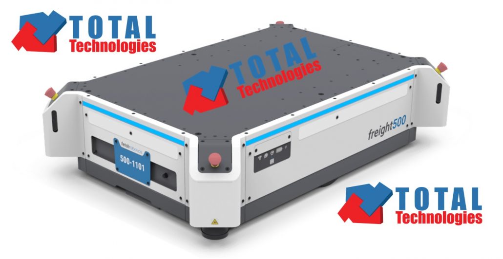 Total Technologies<sup>®</sup> automates your warehouse with Fetch Robots!