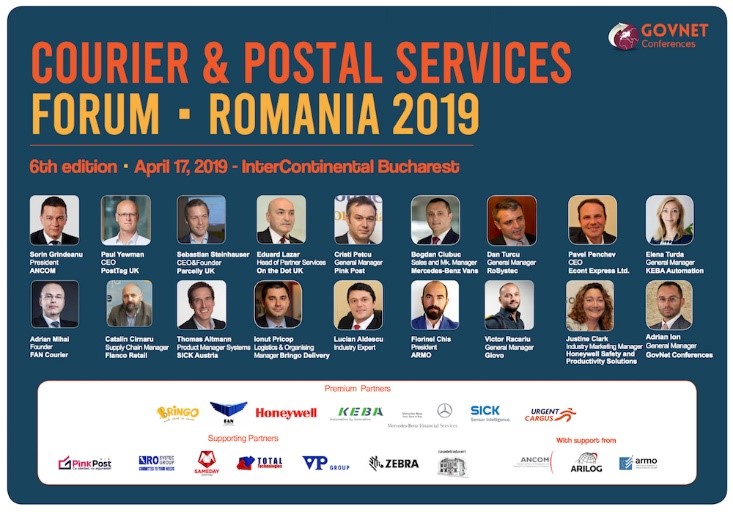 Total Technologies<sup>®</sup> prezent la Courier & Postal Services Forum- România 2019