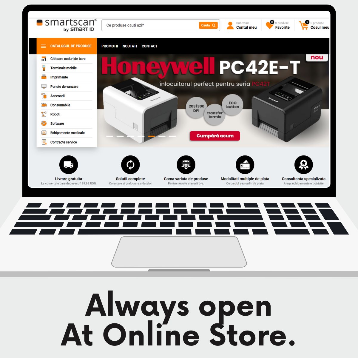 Our webshop is always open