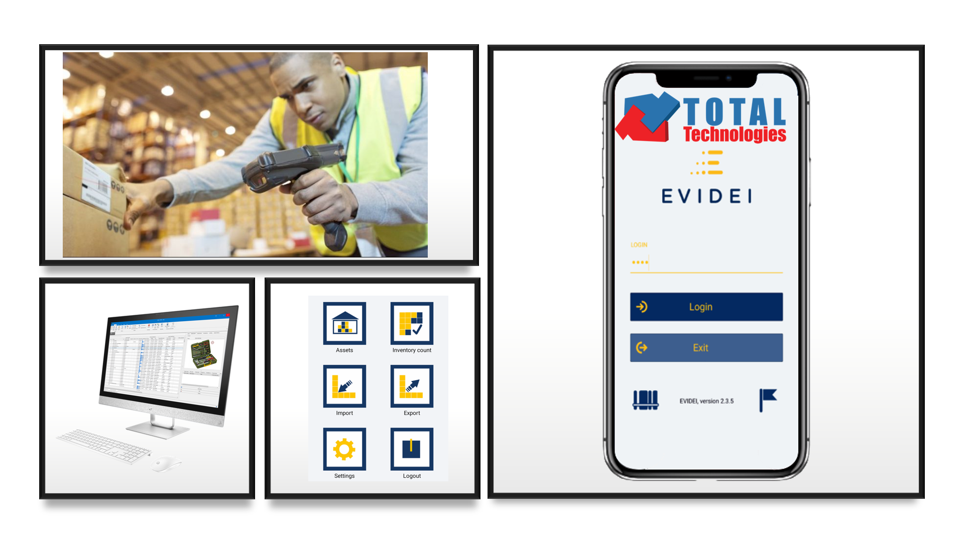 Total Technologies<sup>®</sup> adds to the portfolio the fixed assets inventory solution by Evidei (assets management)